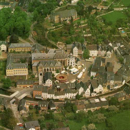 Luftbild von Kornelimünster